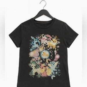 Design by Humans Junior’s XL Empowering Artists black Pokemon t-shirt.